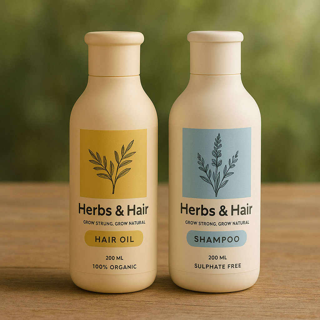 Herbs & Hair Oil + Shampoo | Ultimate Combo
